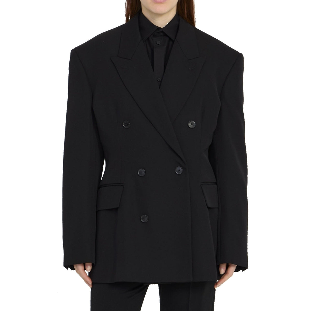 Balenciaga Jackets- BALENCIAGA Chic Slim Fit Wool Jacket for Women Luxury Designer Outerwear Jacket