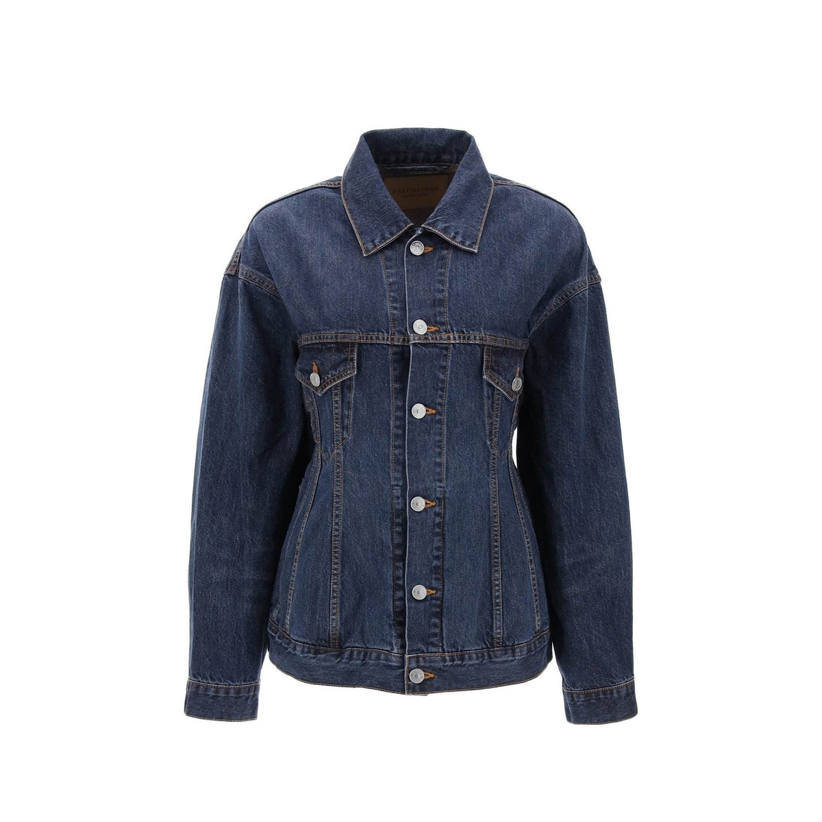 Balenciaga Jackets- BALENCIAGA Hourglass Denim Jacket Stylish Everyday Designer Outerwear