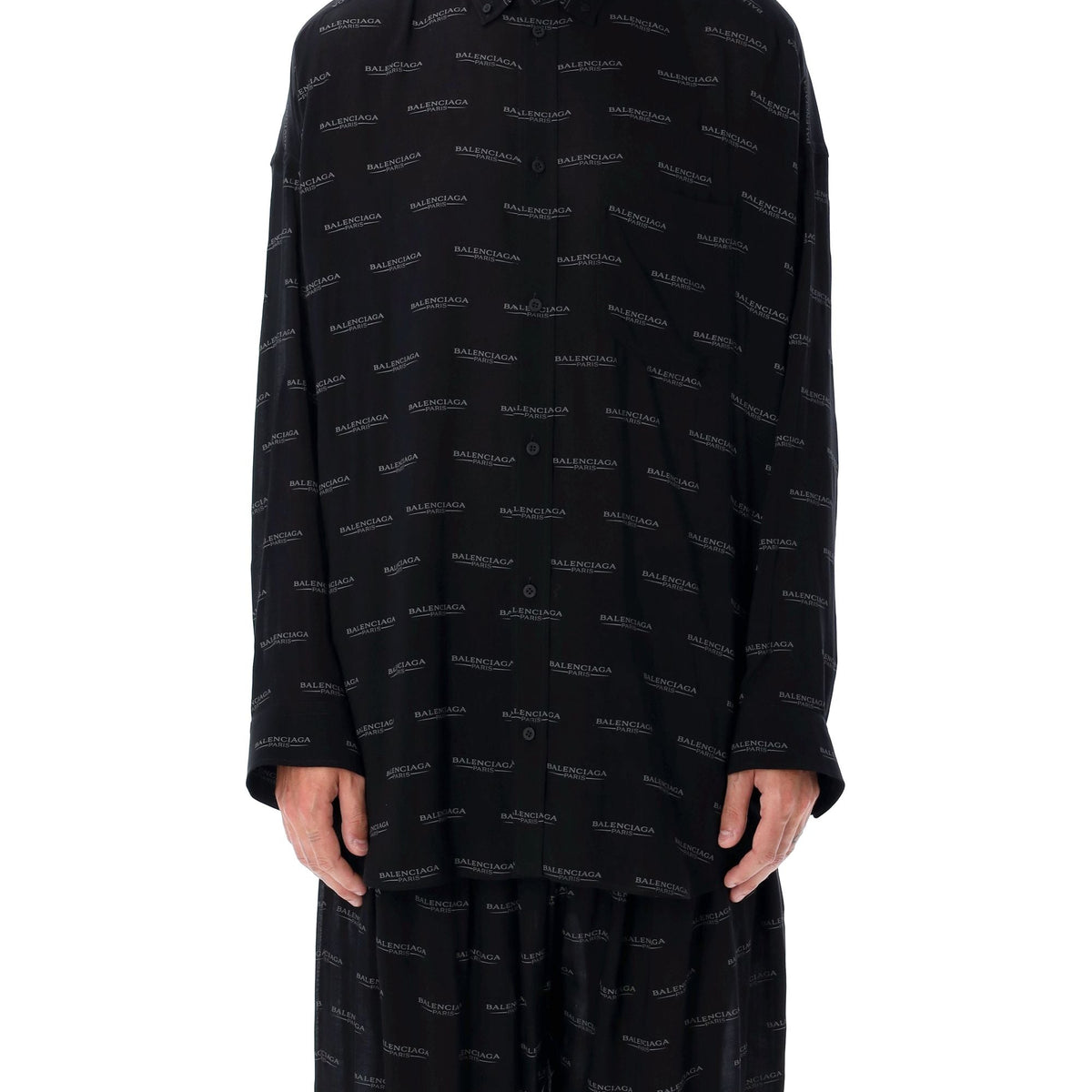 Balenciaga shirts luxury designer piece front view
