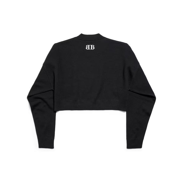 Balenciaga premium sweater detail and craftsmanship close-up