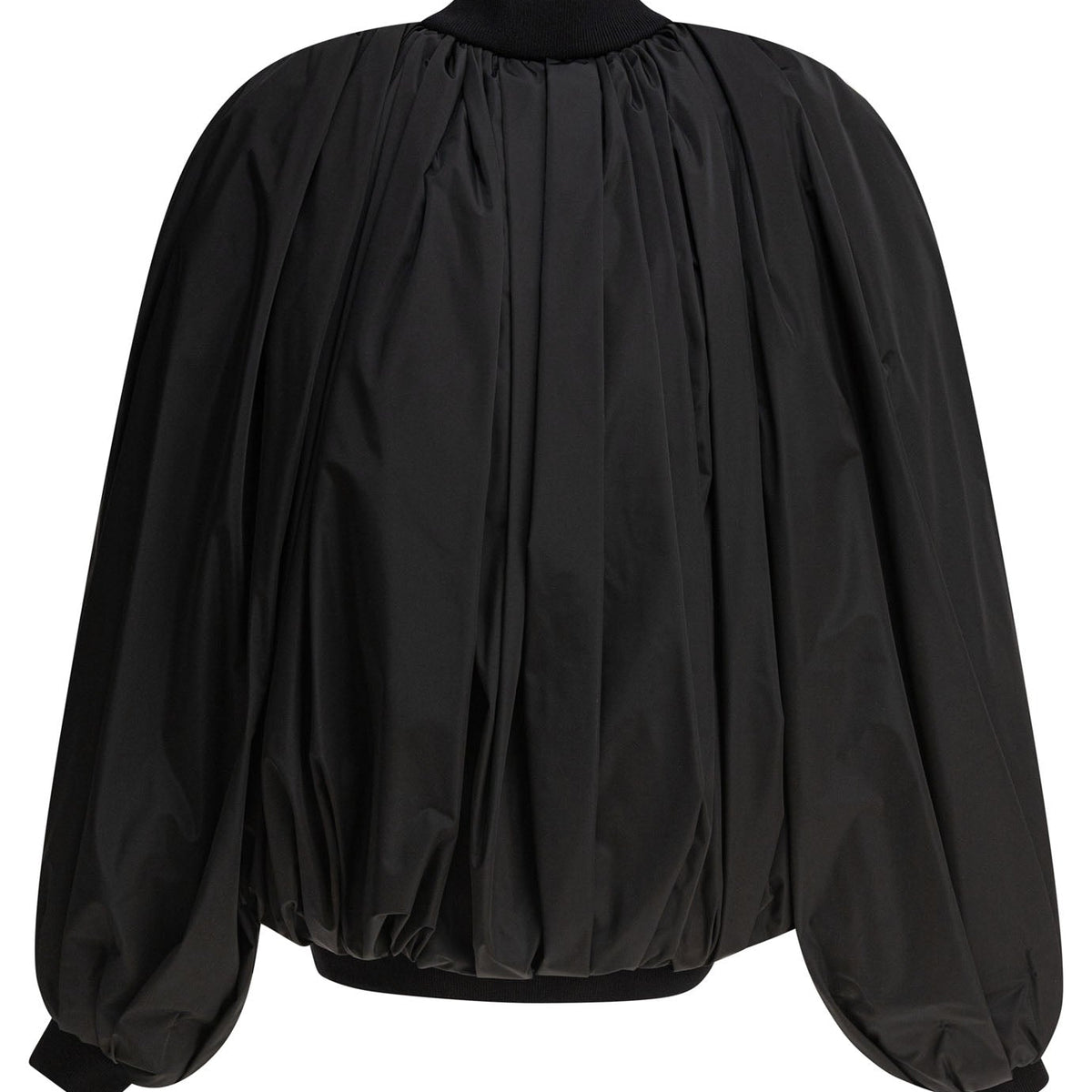 Balenciaga Jackets- BALENCIAGA Draped Bomber Jacket for Women Luxury Designer Outerwear Jacket