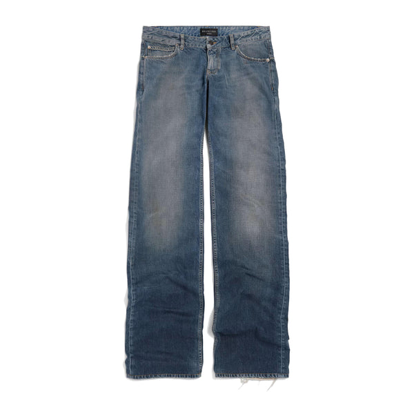 Balenciaga jeans luxury designer piece front view