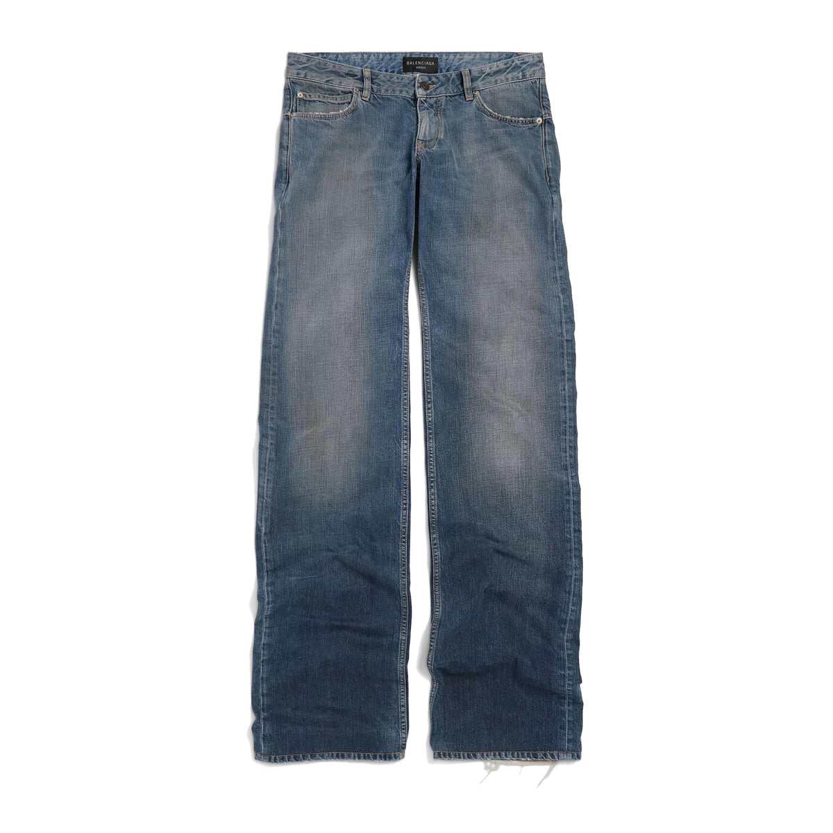 Balenciaga Jeans- BALENCIAGA Fitted Low-Waist Pants for Men Classic Everyday Designer Jeans