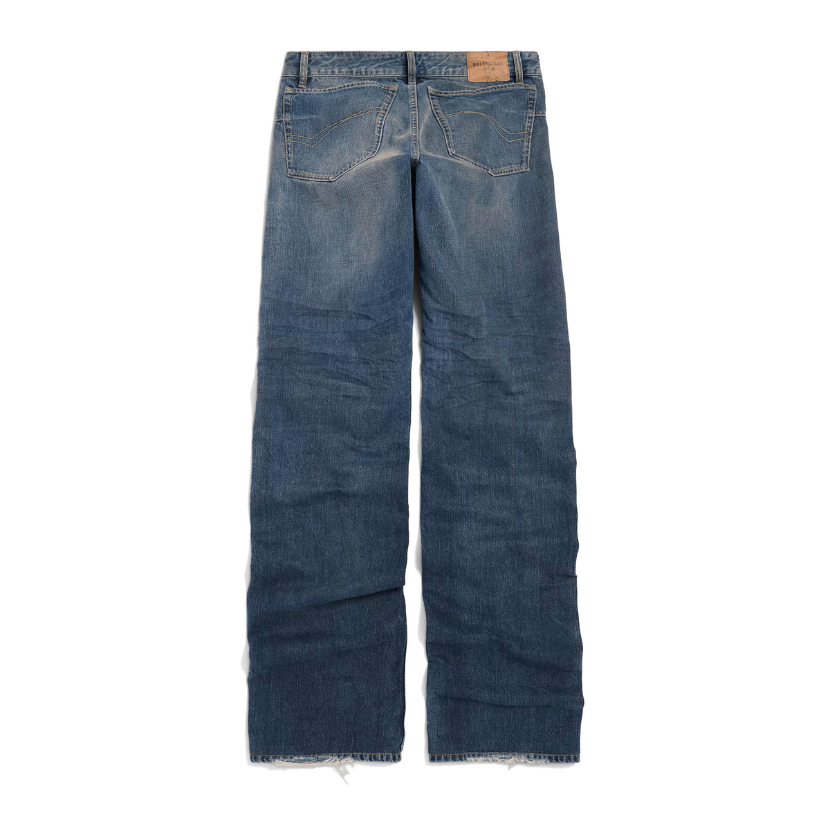 Balenciaga Jeans- BALENCIAGA Fitted Low-Waist Pants for Men Classic Everyday Designer Jeans
