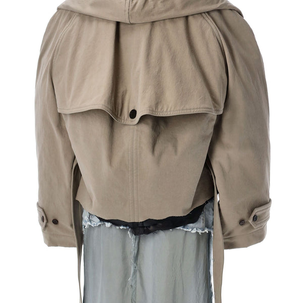 Balenciaga premium outerwear detail and craftsmanship close-up