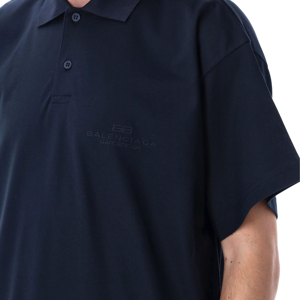 Balenciaga Polo Shirts? BALENCIAGA Oversized Interwined Polo - Spring Summer 25 Premium Everyday Polo Shirt