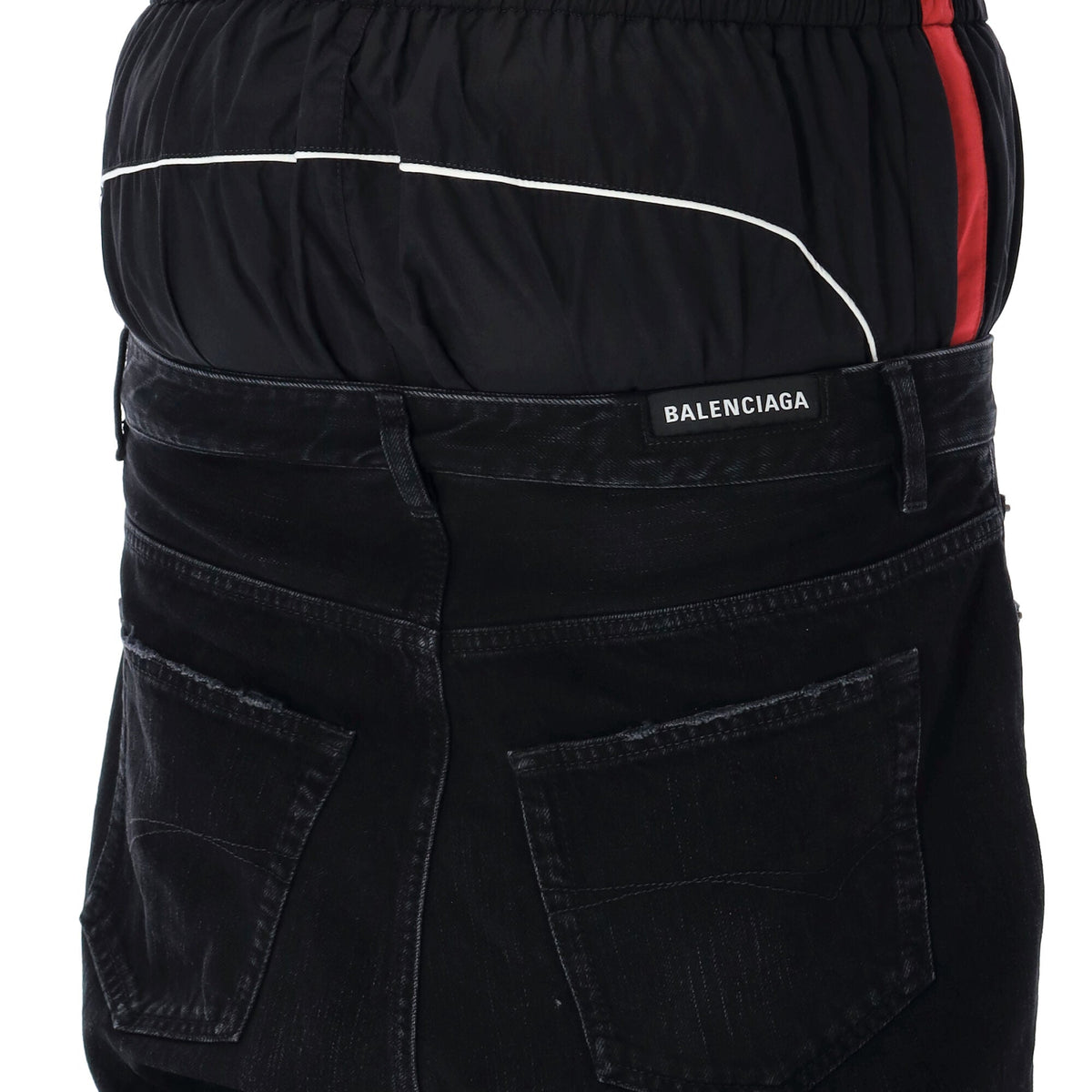 Balenciaga Jeans? BALENCIAGA Layered Jeans - Size S Premium Designer Denim Jeans