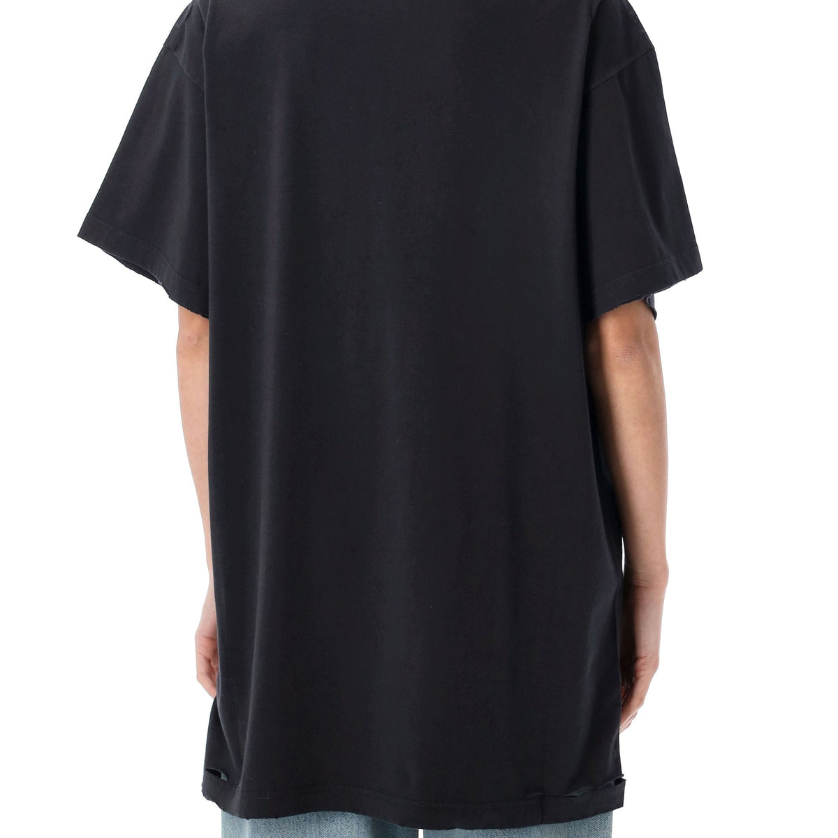 Balenciaga Polo Shirts? BALENCIAGA Oversized Optical Artwork T-Shirt - Size 1 Classic Designer Cotton Polo Shirt
