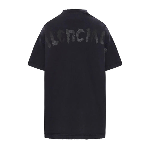 Balenciaga premium t-shirts & polos detail and craftsmanship close-up