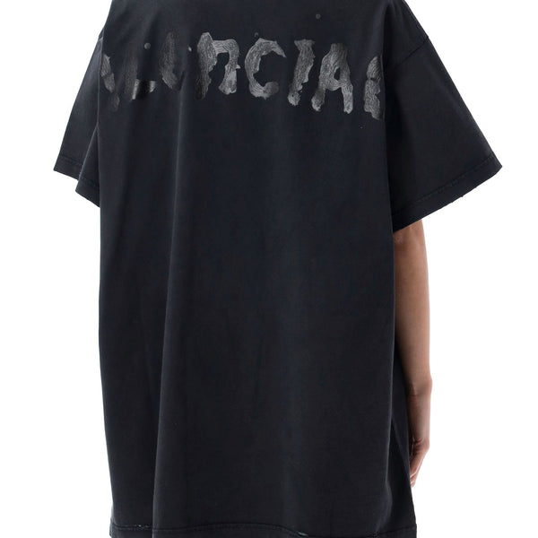 Balenciaga premium t-shirts & polos detail and craftsmanship close-up