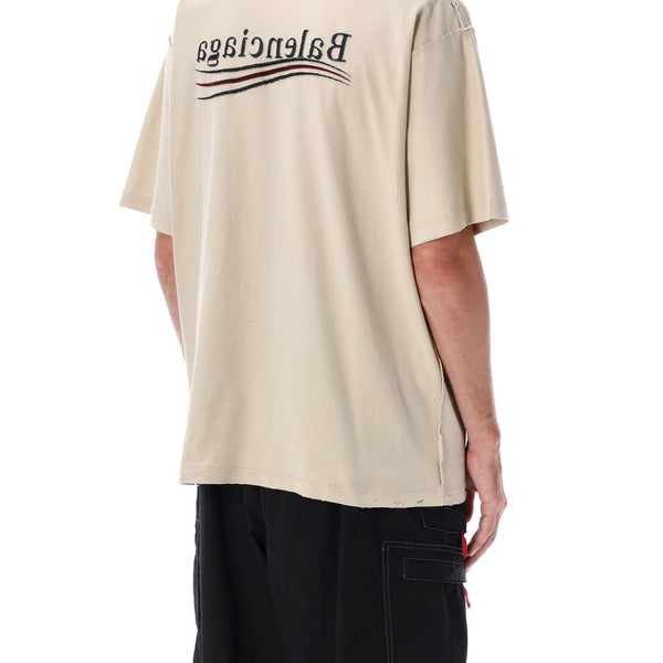 Balenciaga premium t-shirts & polos detail and craftsmanship close-up
