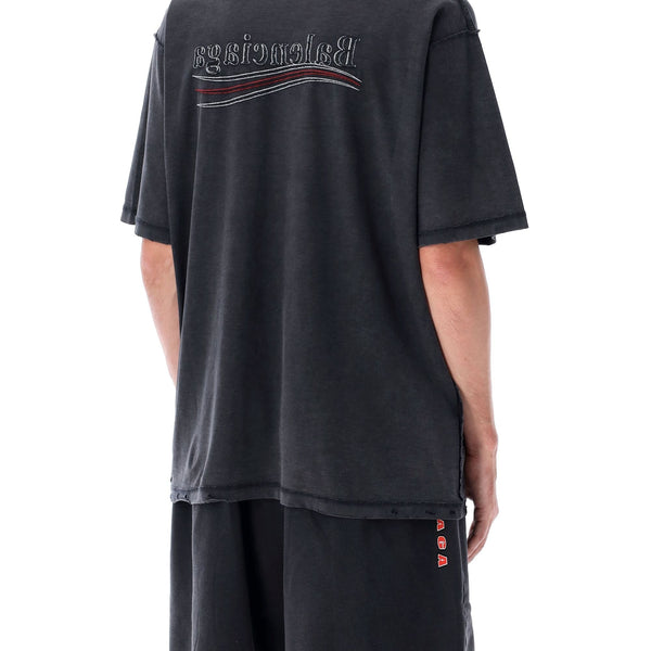 Balenciaga premium t-shirts & polos detail and craftsmanship close-up