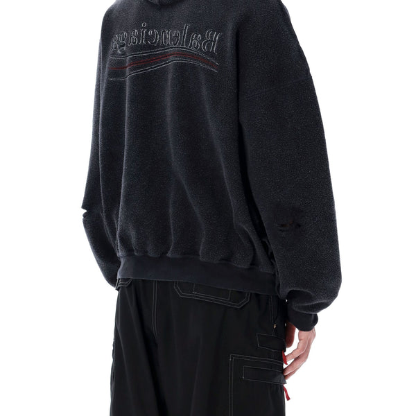 Balenciaga premium knitwear detail and craftsmanship close-up