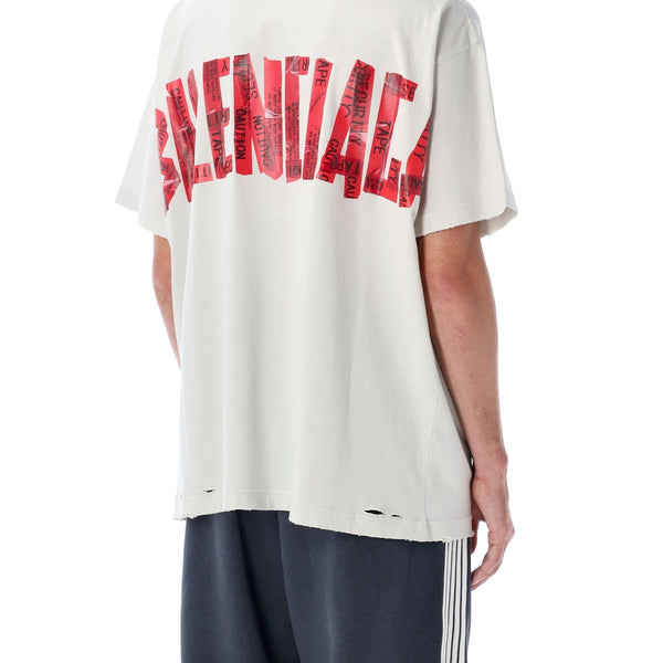 Balenciaga premium t-shirts & polos detail and craftsmanship close-up