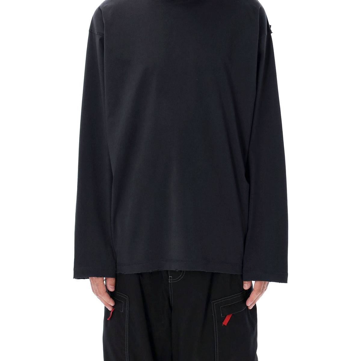 Balenciaga Polo Shirts? BALENCIAGA Oversized Security Tape Logo T-Shirt - Size 2 Premium Everyday Polo Shirt