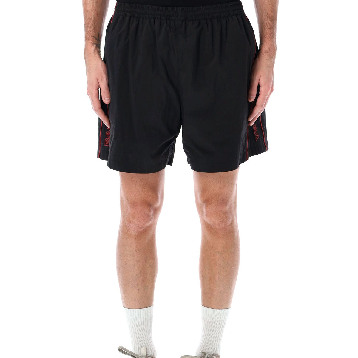 Balenciaga Shorts? BALENCIAGA Track Shorts for Men - Loose Fit & Stylish Design Everyday Lightweight Designer Shorts