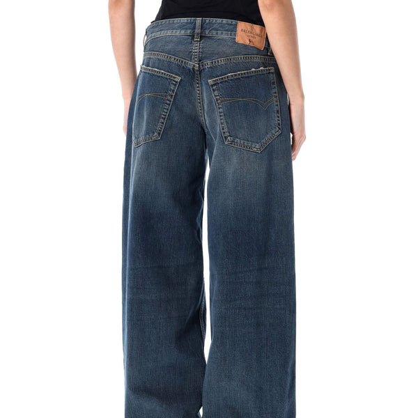 Balenciaga premium jeans detail and craftsmanship close-up