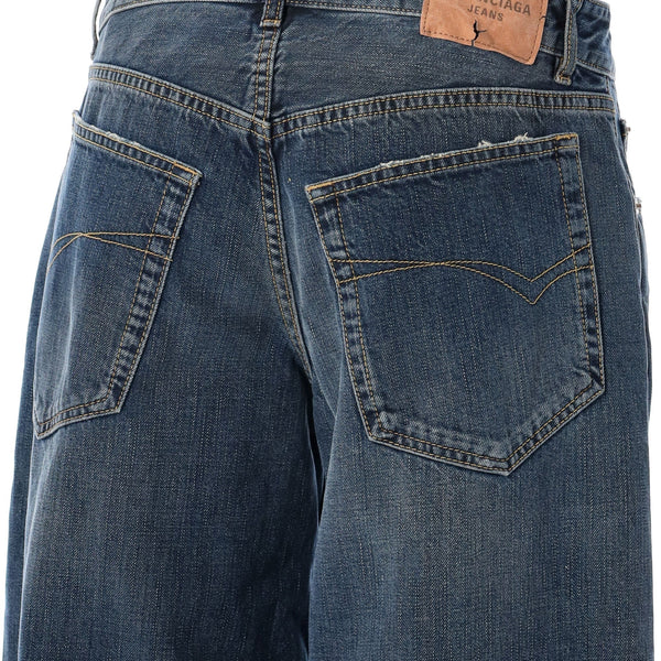 Balenciaga jeans side profile designer luxury fashion