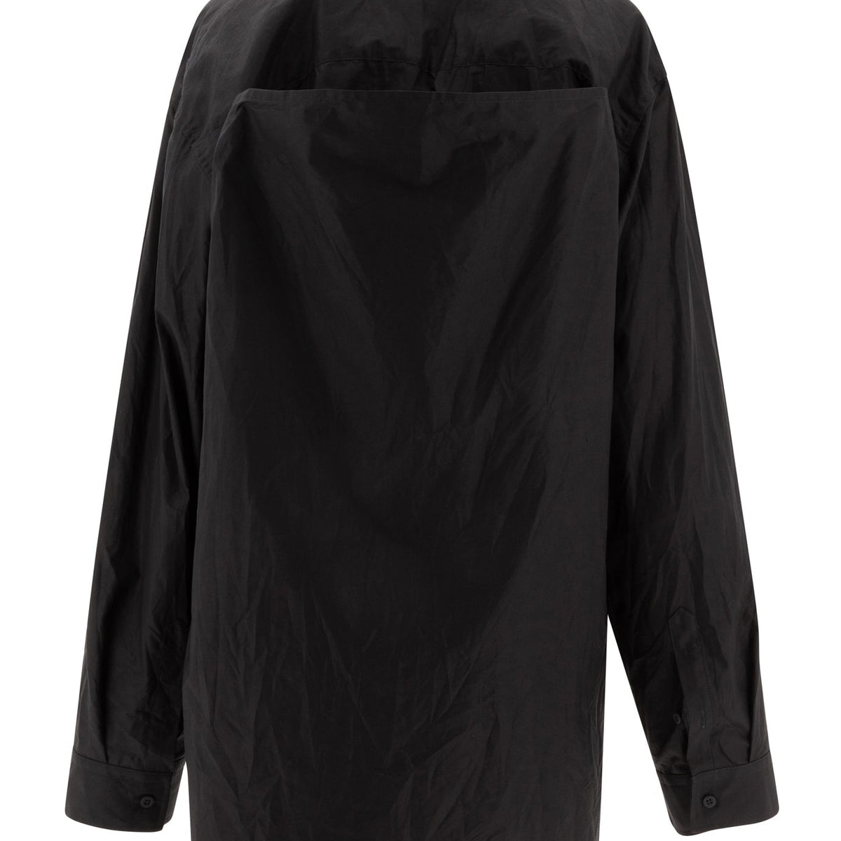 Balenciaga Tops? BALENCIAGA Oversized Shirt-Effect Dress Premium Designer Casual Top