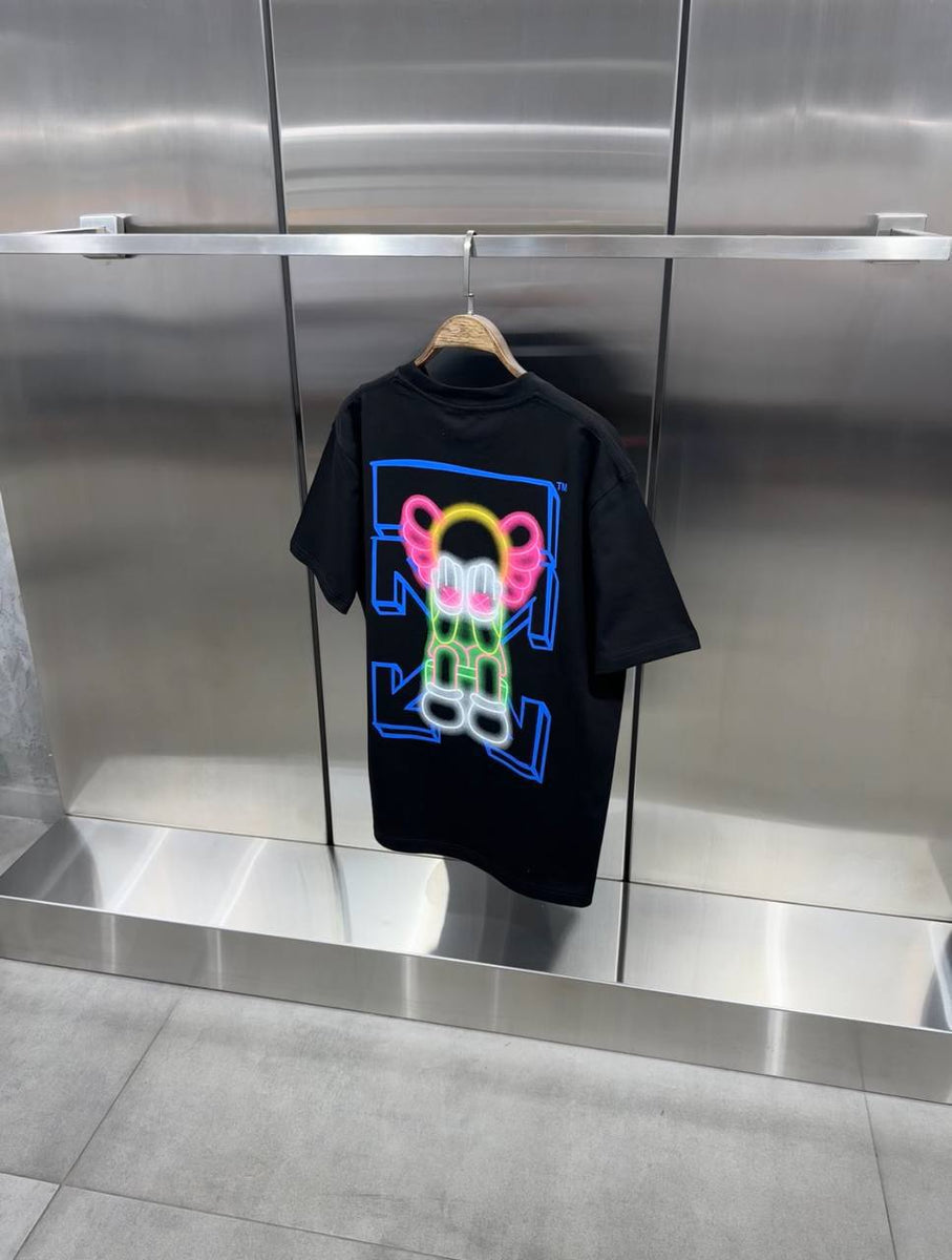 T-Shirts- Off W x Kaws T-shirt Nd Casual Everyday Designer Tee