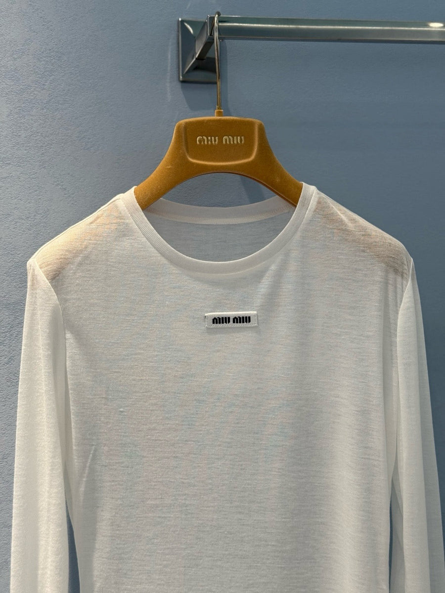 Tops- Miu M Top Elegant Everyday Designer Top