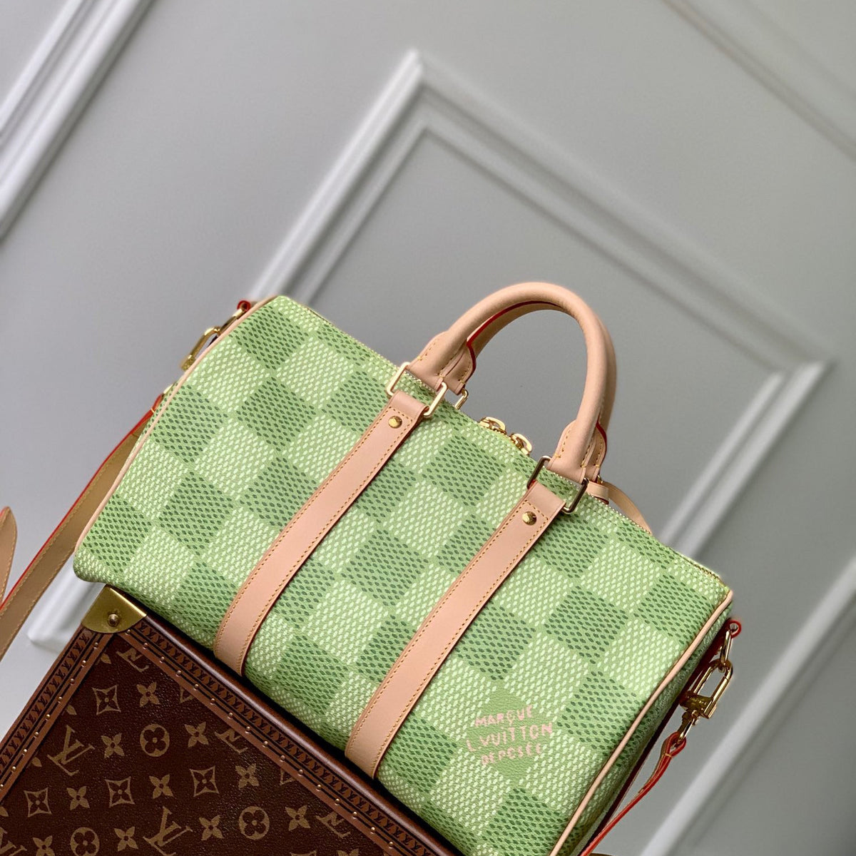 Louis Vuitton Bags- Louis Vuitton Lou Keepall 35 Bag Elegant Everyday Designer Handbag