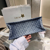 Front view of Christian Dior Medium Book Tote Bag premium book tote bag