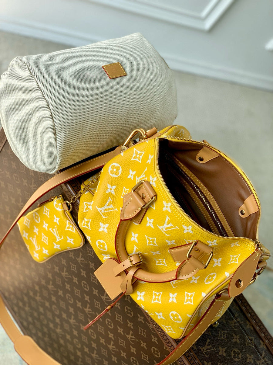 Louis Vuitton Bags- Louis Vuitton Lou Speedy P9 25 Bag Elegant Everyday Designer Handbag