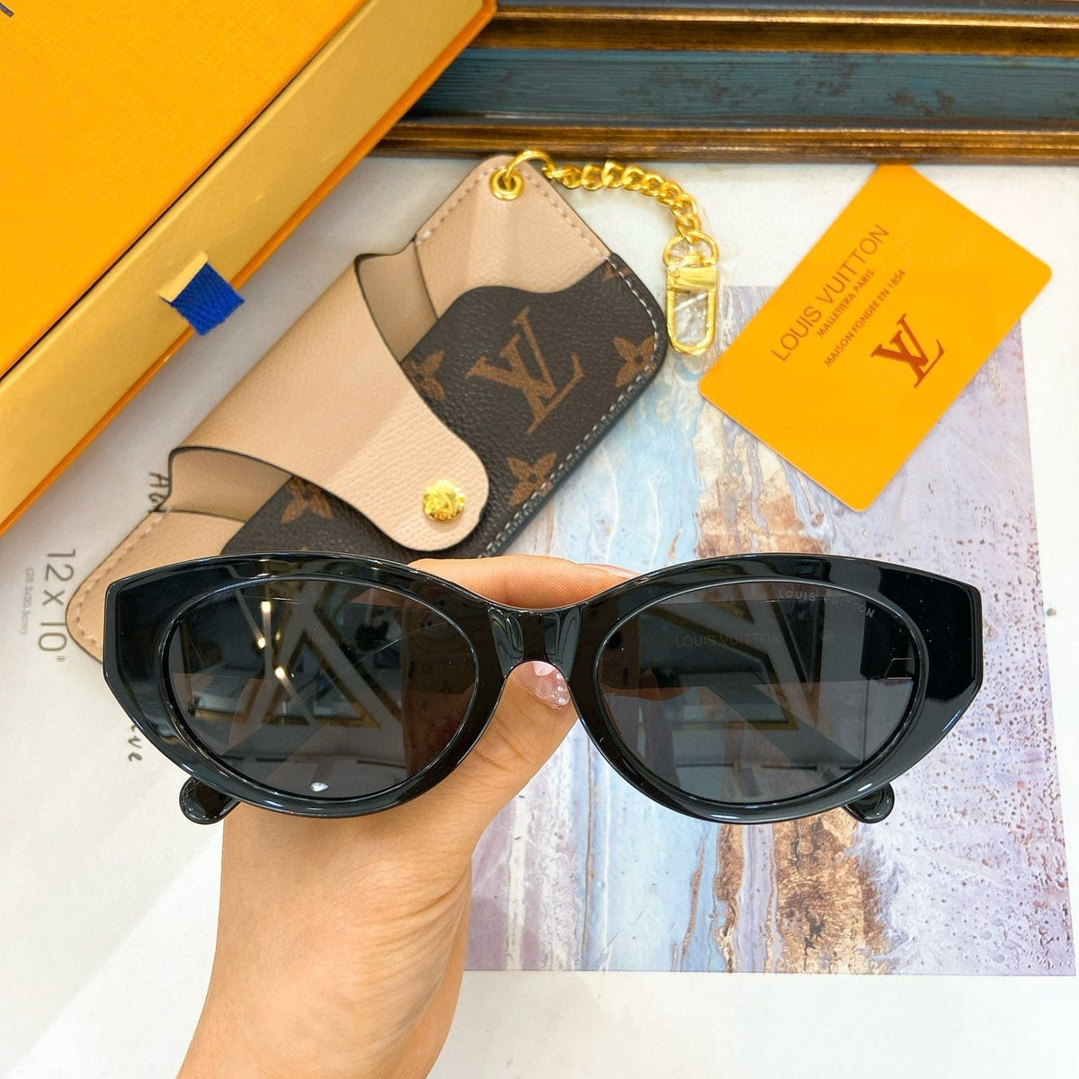 Louis Vuitton Sunglasses- Louis Vuitton Lou Sunglasses Luxury Designer UV Sunglasses