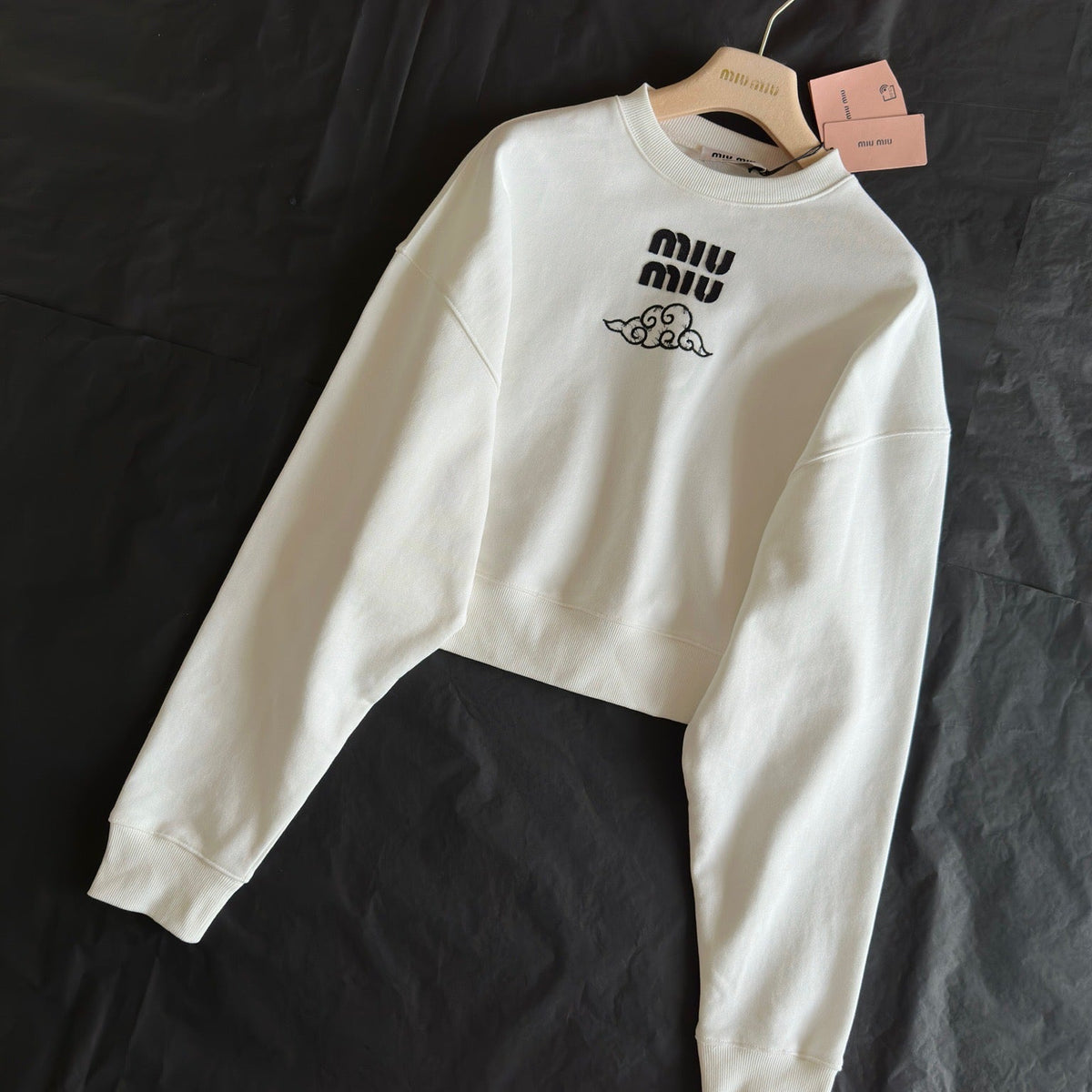 Hoodies- Miu M Sweatshirt Comfortable Luxury Streetwear Hoodie