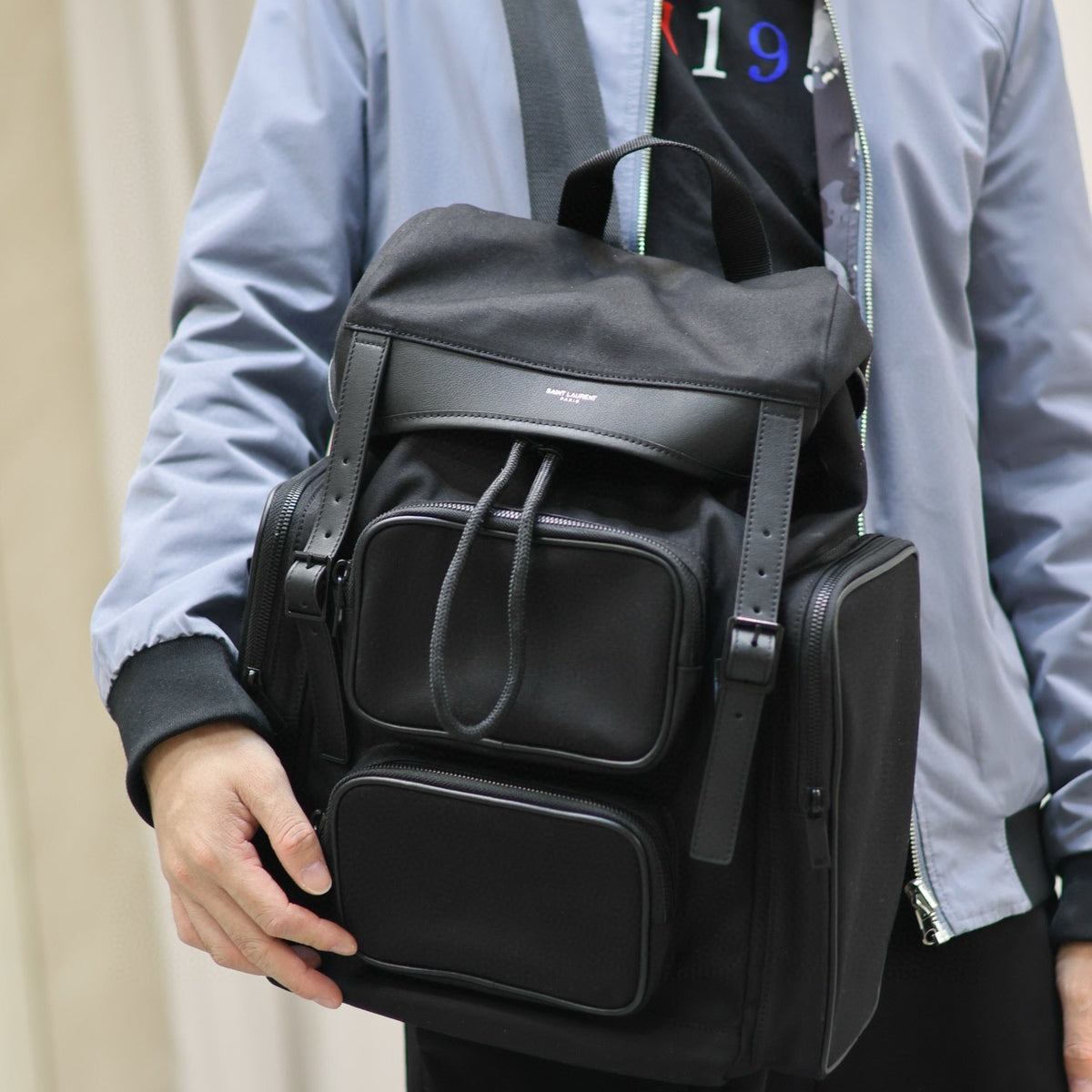 Saint Laurent Bags- Saint Laurent City Multi Pocket Backpack Premium Designer Shoulder Bag