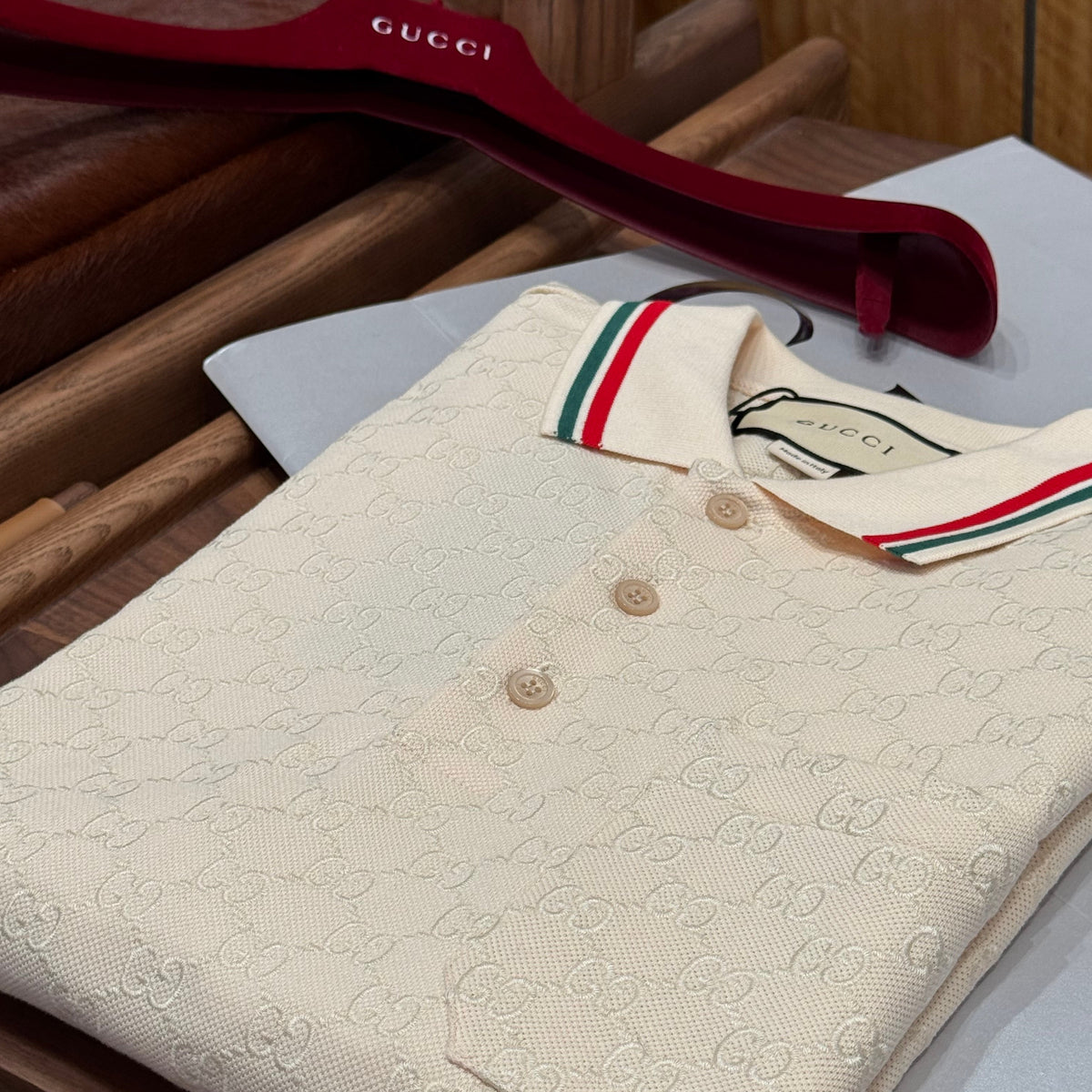 Gucci Polo Shirts- Gucci Polo Shirt Classic Designer Cotton Polo Shirt