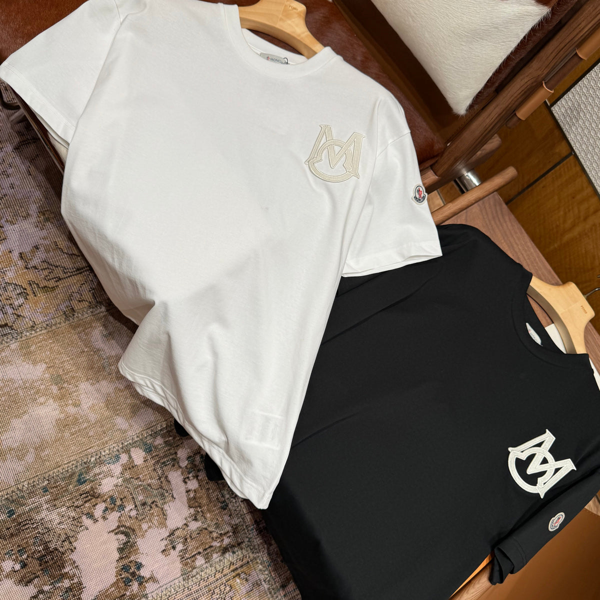 T-Shirts- Monc T-shirt Casual Everyday Designer Tee