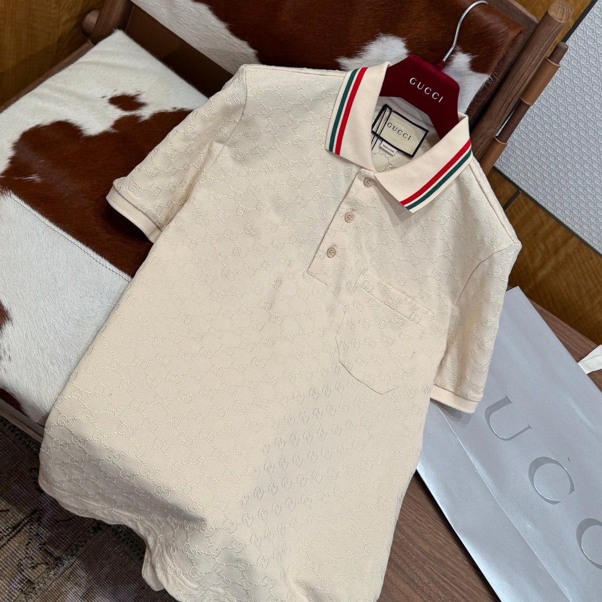 Gucci Polo Shirts- Gucci Polo Shirt Classic Designer Cotton Polo Shirt