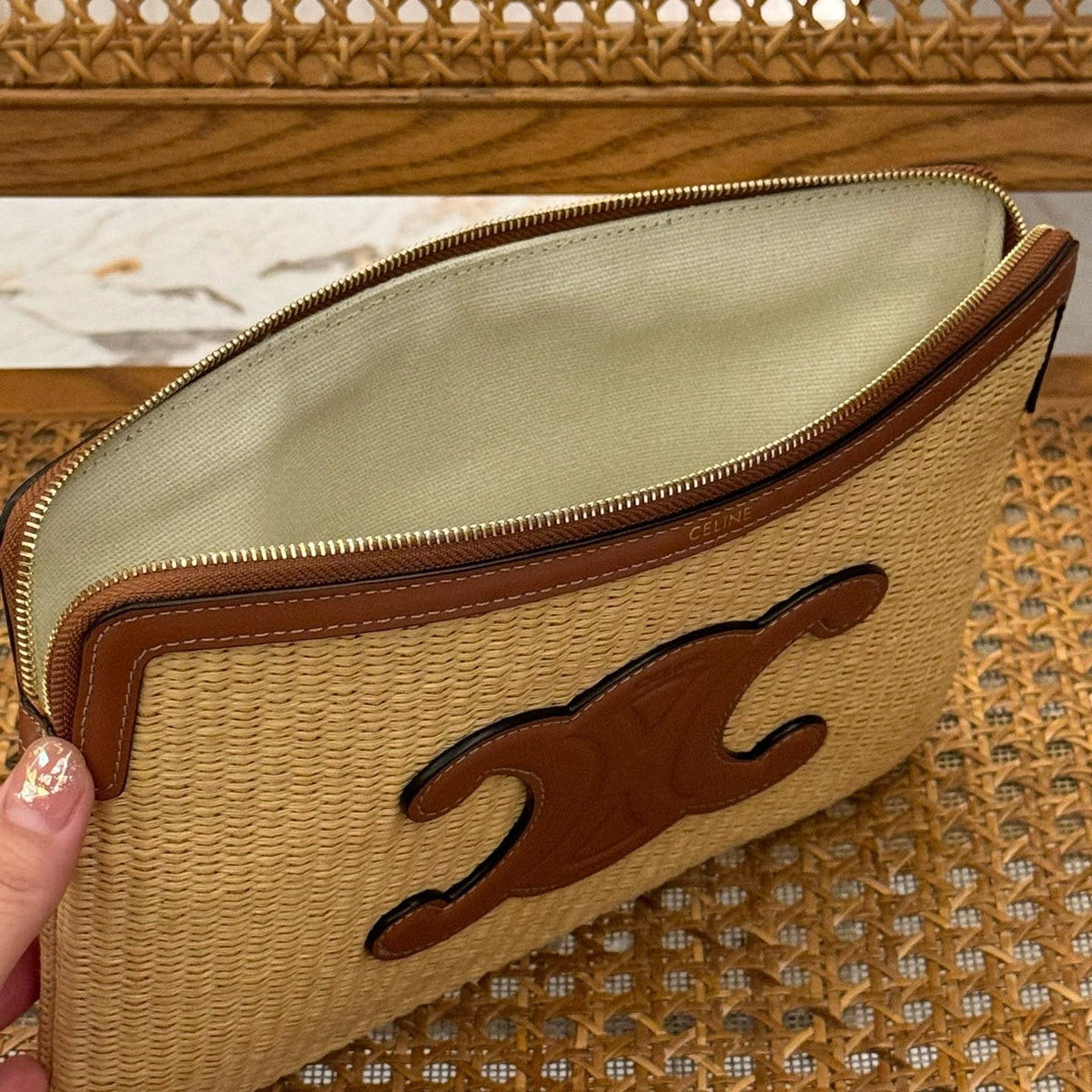 Bags- Cel Small Pouch With Strap Elegant Everyday Designer Handbag