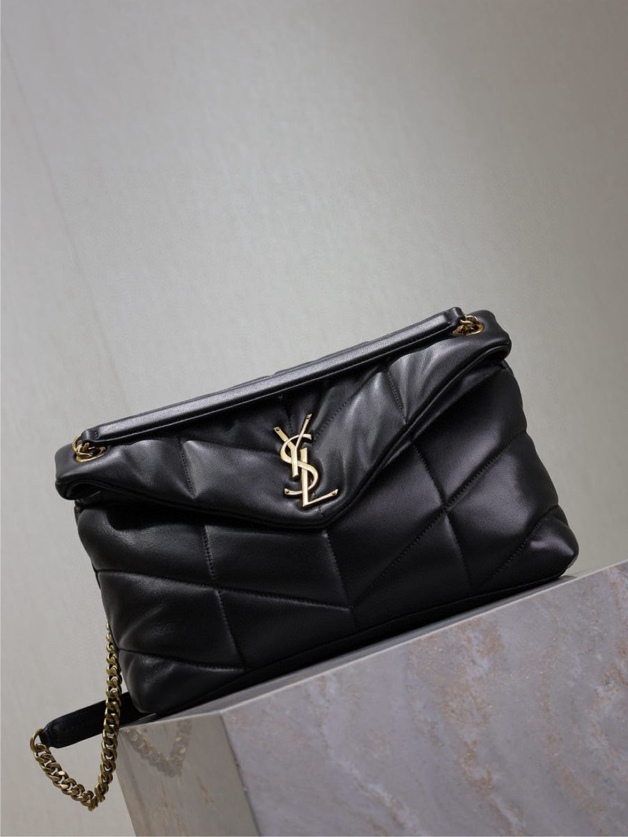 Saint Laurent Bags- Saint Laurent Loulou Medium Puffer Bag Elegant Everyday Designer Handbag