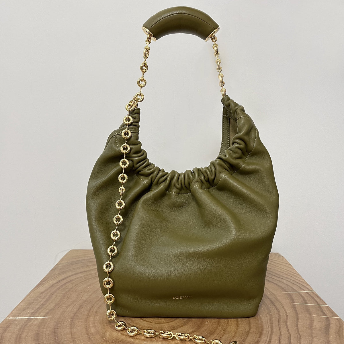 Bags- Loew Small Squeeze Bag Luxury Designer Leather Handbag