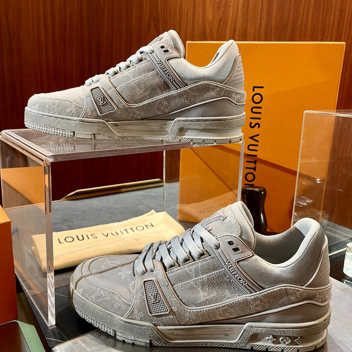 Louis Vuitton Shoes- Louis Vuitton Lou Trainers Comfortable Everyday Designer Shoes