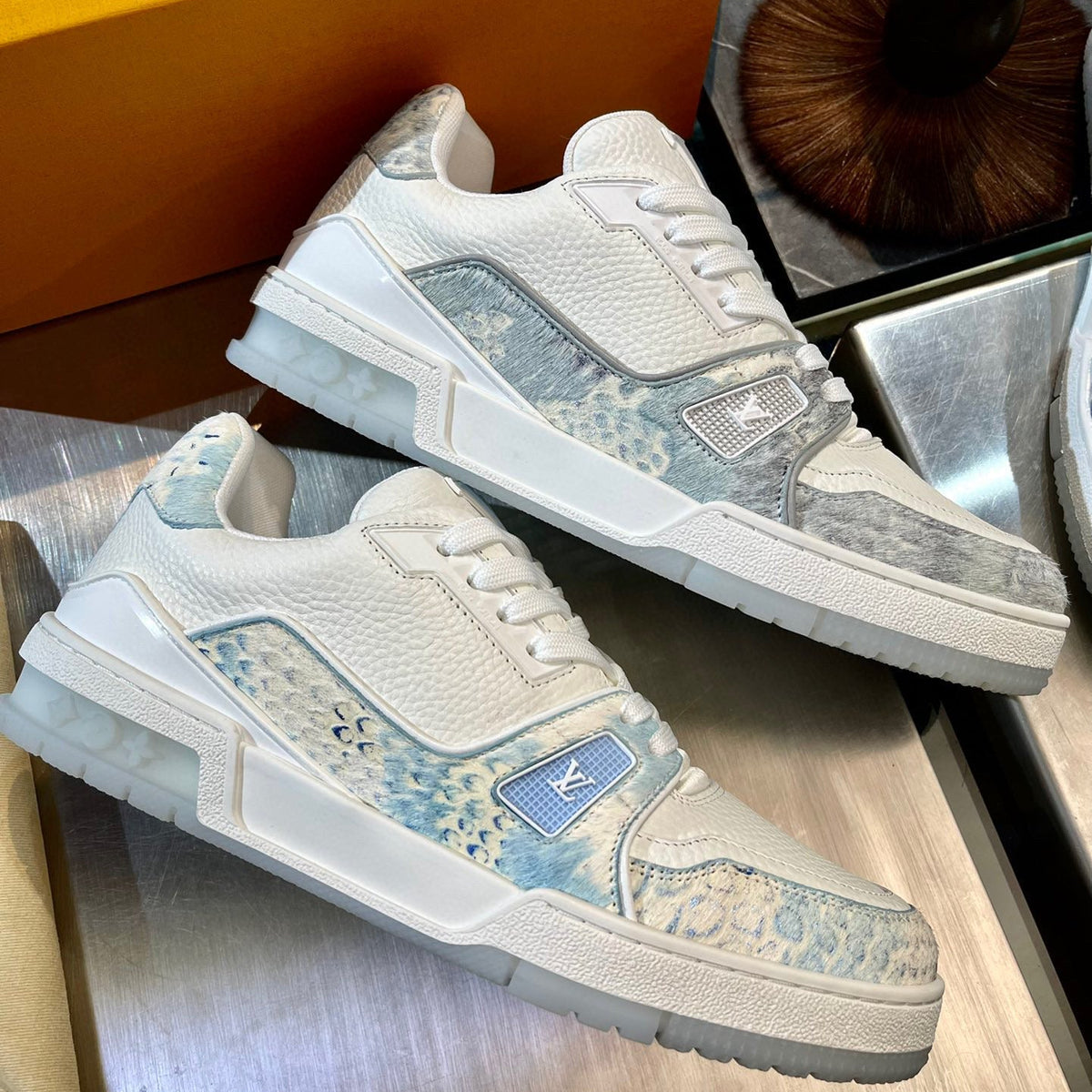 Louis Vuitton Shoes- Louis Vuitton Lou Trainers Comfortable Everyday Designer Shoes