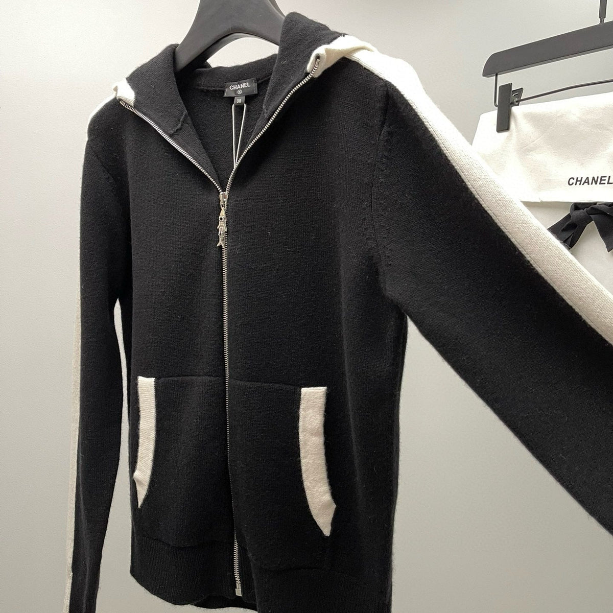 Chanel Hoodies- Chanel Zip Hoodie Premium Designer Casual Hoodie