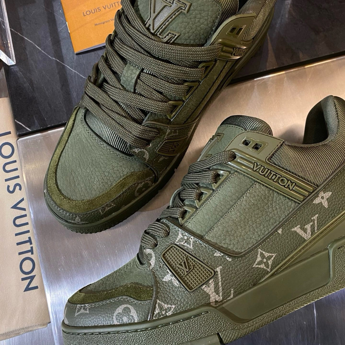 Louis Vuitton Shoes- Louis Vuitton Lou Trainers Comfortable Everyday Designer Shoes