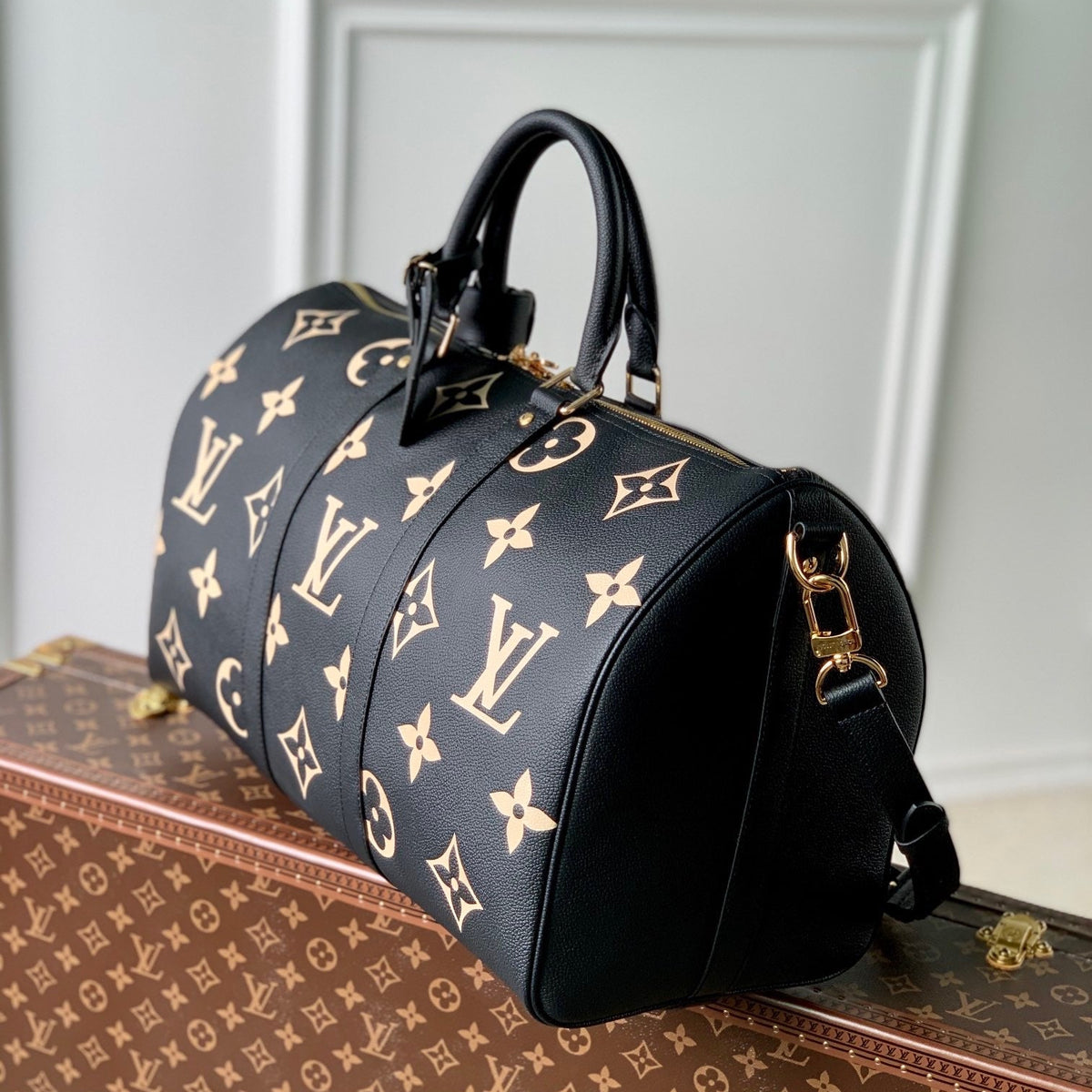 Louis Vuitton Bags- Louis Vuitton Lou Keepall 45 Bag Premium Designer Shoulder Bag