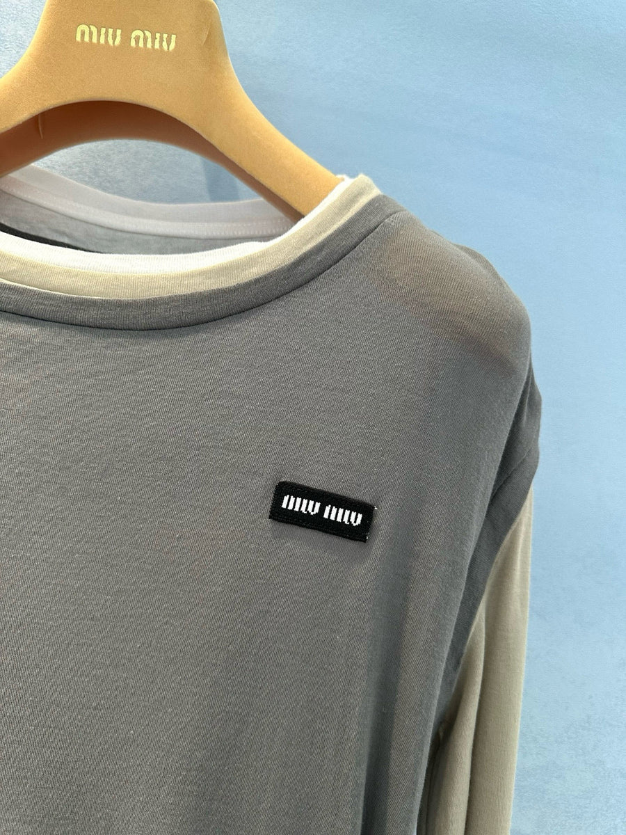 Tops- Miu M Top Elegant Everyday Designer Top