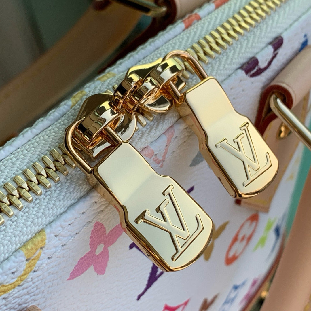 Louis Vuitton Bags- Louis Vuitton Lou x Murakami Alma Bag Elegant Everyday Designer Handbag