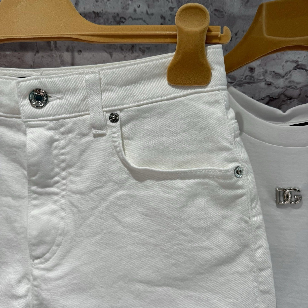 Jeans- D&g Denim Shorts Classic Everyday Designer Jeans