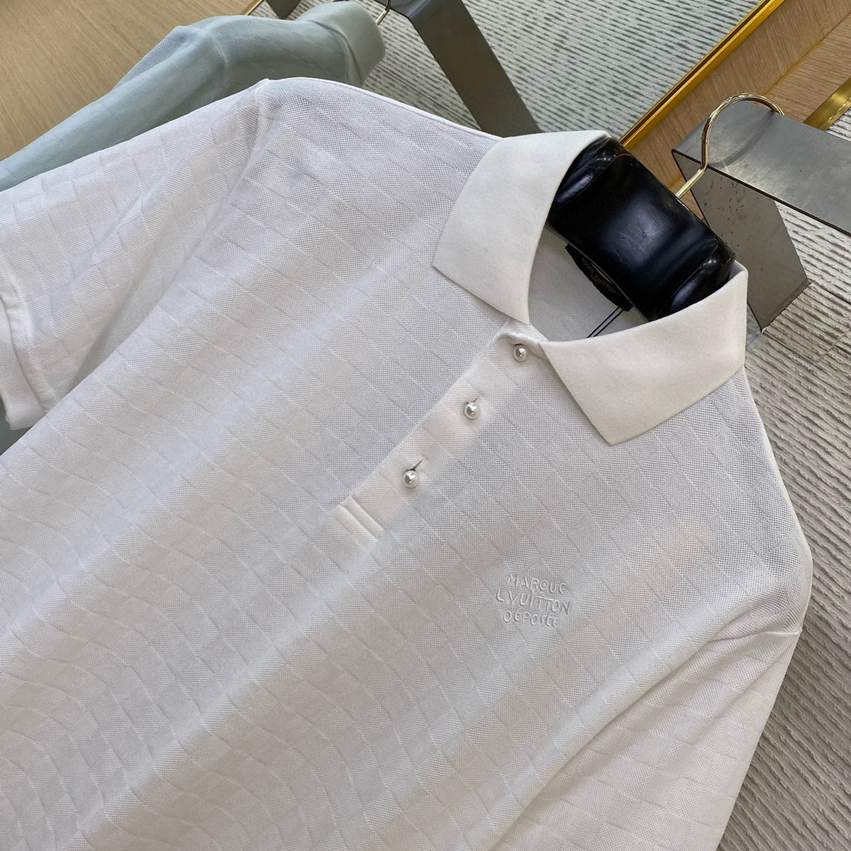Louis Vuitton Polo Shirts- Louis Vuitton Lou Polo Classic Designer Cotton Polo Shirt