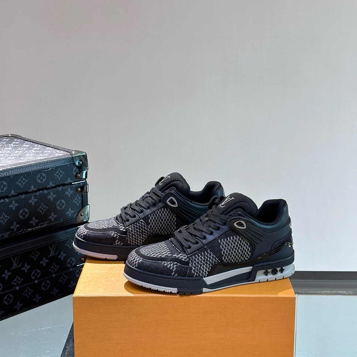 Louis Vuitton Shoes- Louis Vuitton Lou Trainers Premium Designer Casual Shoes
