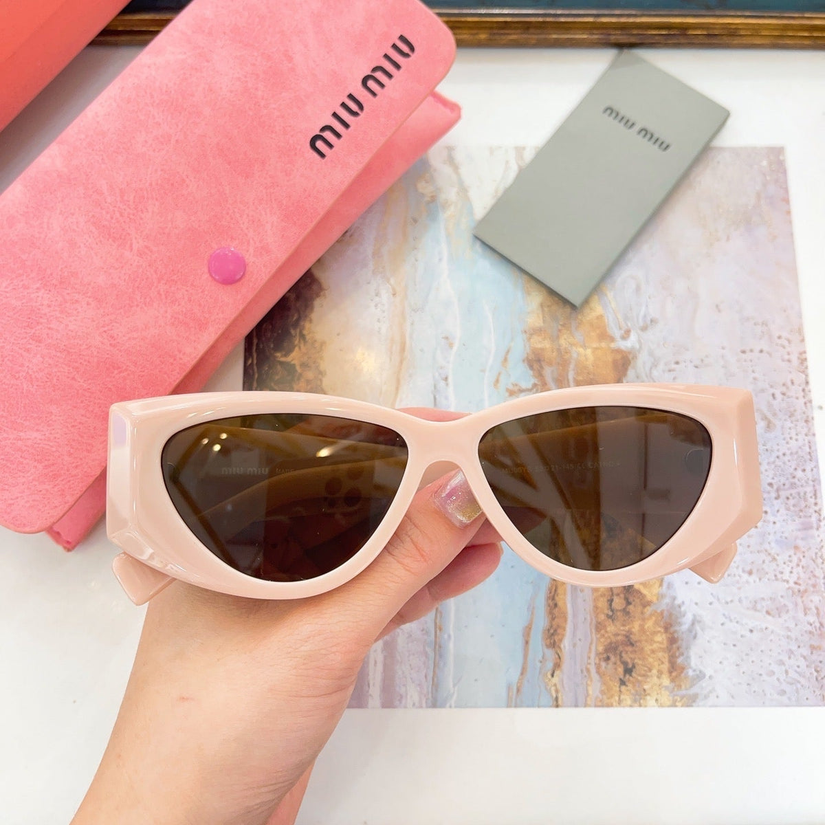 Sunglasses- Miu M Sunglasses Luxury Designer UV Sunglasses