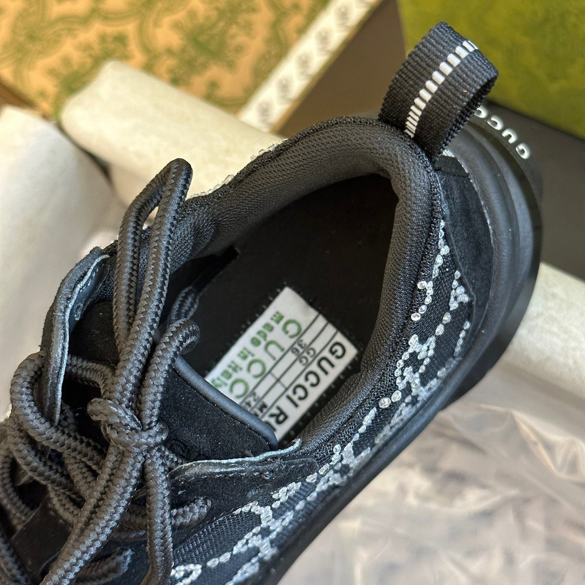 Gucci Shoes- Gucci Run Trainers Premium Designer Casual Shoes