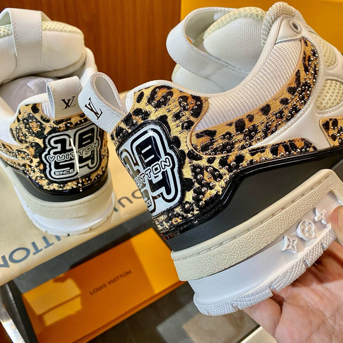 Louis Vuitton Shoes- Louis Vuitton Lou Skate Trainers Luxury Lifestyle Designer Footwear
